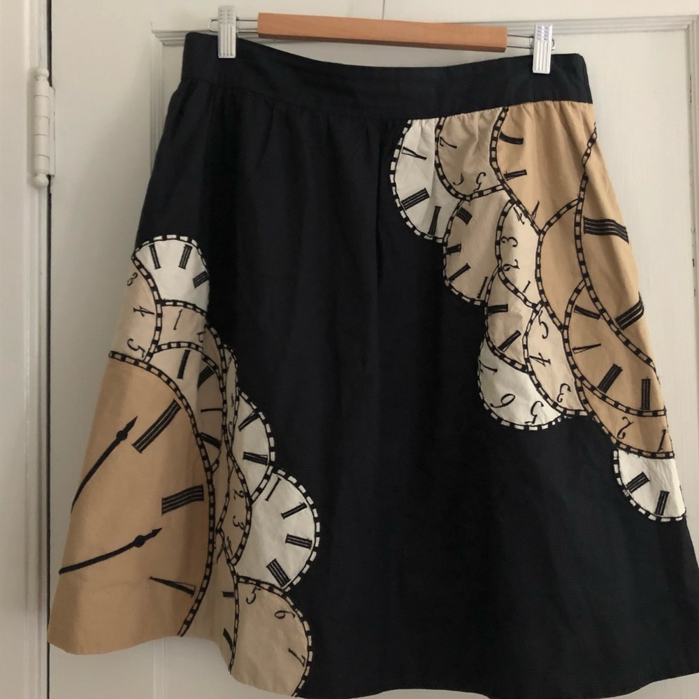 Anthropologie Lost Time Skirt by Floreat size 12